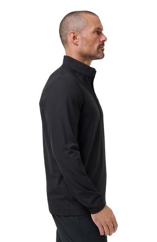 Travis Mathew Wanderlust quater zip męska kurtka, czarna