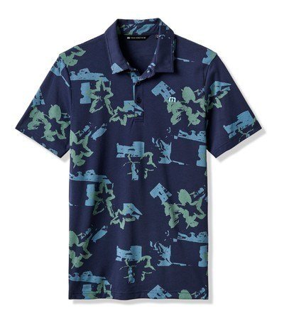 Travis Mathew Favorite Hello męskie polo, total eclipse
