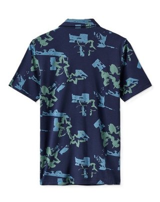 Travis Mathew Favorite Hello męskie polo, total eclipse