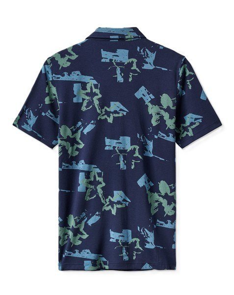 Travis Mathew Favorite Hello męskie polo, total eclipse