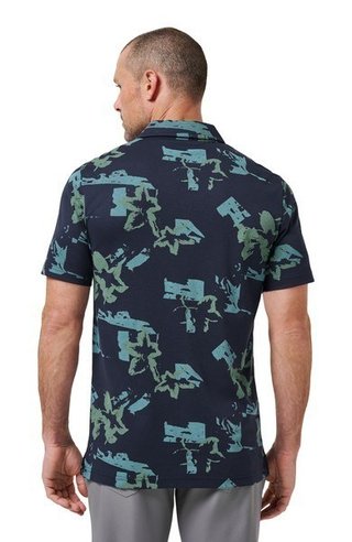 Travis Mathew Favorite Hello męskie polo, total eclipse