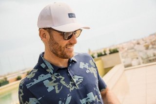 Travis Mathew Favorite Hello męskie polo, total eclipse