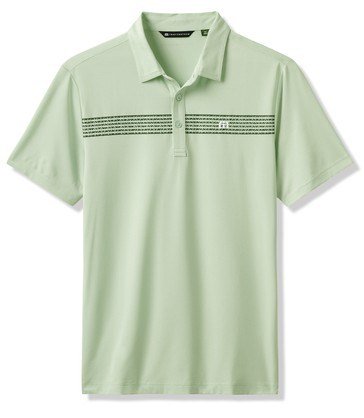 Travis Mathew River Boat męskie polo, aqua foam