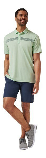 Travis Mathew River Boat męskie polo, aqua foam