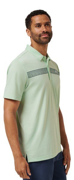 Travis Mathew River Boat męskie polo, aqua foam