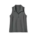 Travis Mathew Featherweight Active damskie polo bez rękawów, czarne