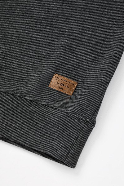 Travis Mathew Cloud 1/4 zip męski sweter, czarny