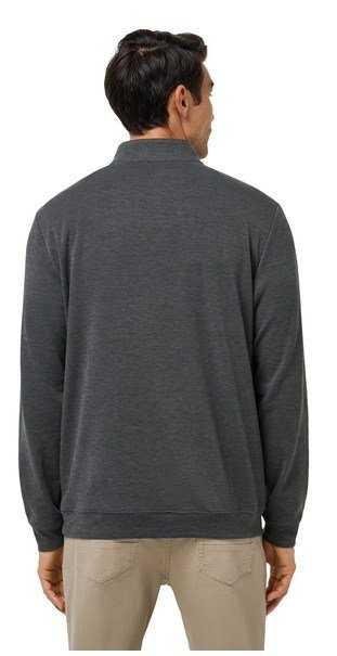 Travis Mathew Cloud 1/4 zip męski sweter, czarny