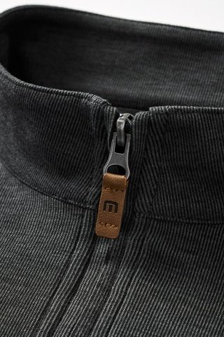 Travis Mathew Cloud 1/4 zip męski sweter, czarny