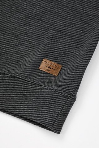 Travis Mathew Cloud 1/4 zip męski sweter, czarny