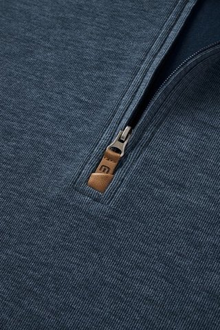 Travis Mathew Cloud 1/4 zip męski sweter, granatowy