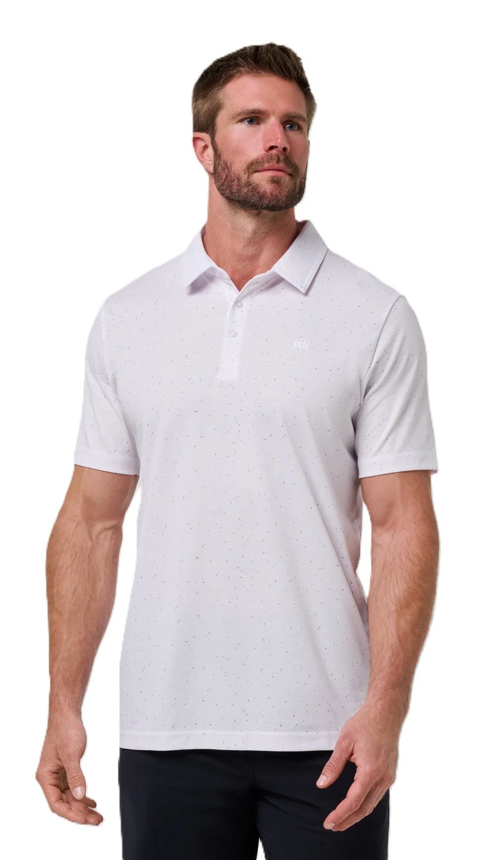 Travis Mathew Special Trip męskie polo, białe