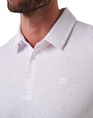 Travis Mathew Special Trip męskie polo, białe