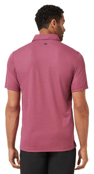 Travis Mathew Bungee Jump męskie polo, damson