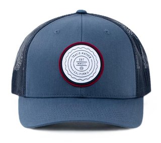 Travis Mathew The Patch czapka z daszkiem dla dzieci, granatowa