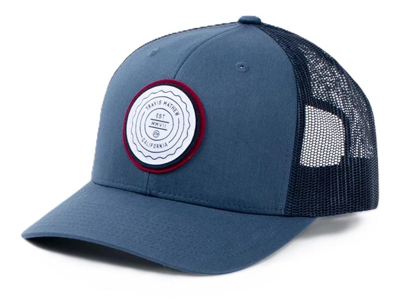 Travis Mathew The Patch czapka z daszkiem dla dzieci, granatowa