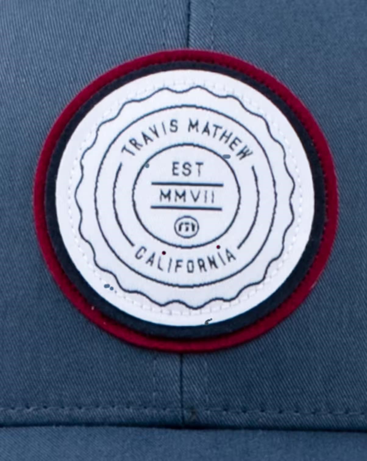 Travis Mathew The Patch czapka z daszkiem dla dzieci, granatowa