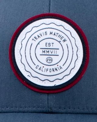 Travis Mathew The Patch czapka z daszkiem dla dzieci, granatowa