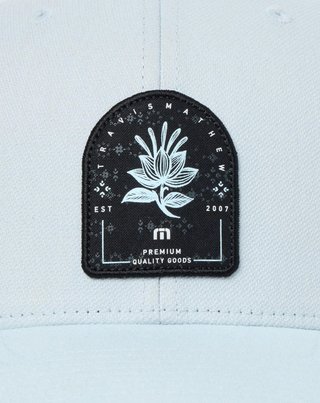 Travis Mathew Frequent Lodger Snapback czapka z daszkiem, azzurro