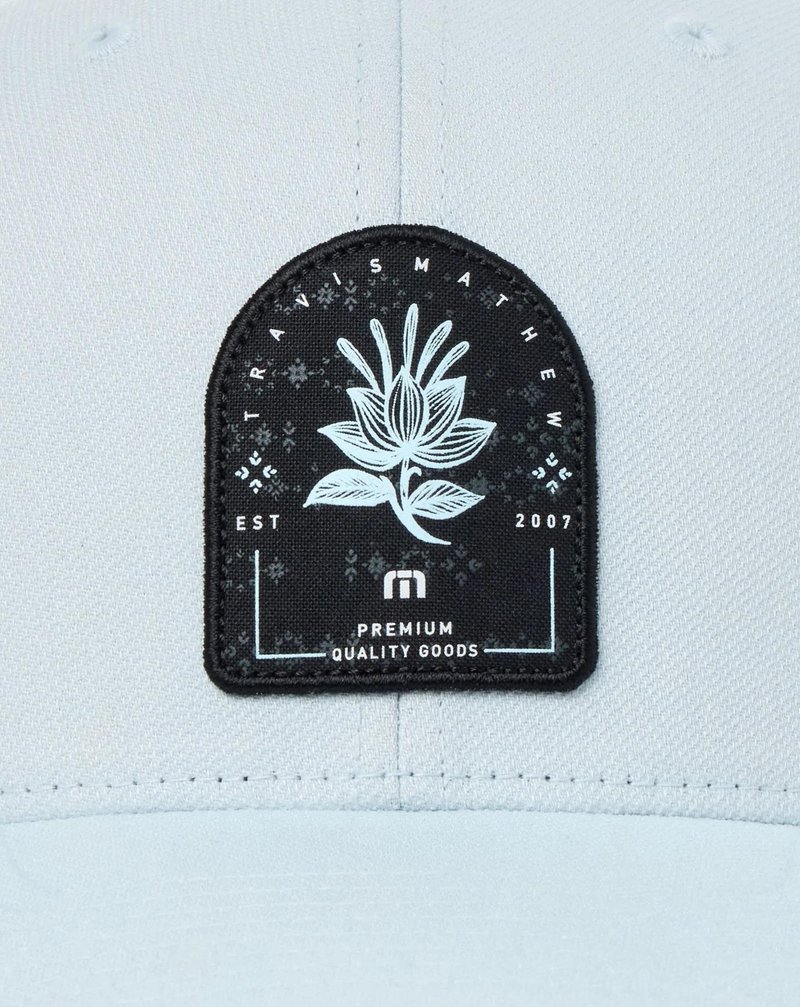 Travis Mathew Frequent Lodger Snapback czapka z daszkiem, azzurro