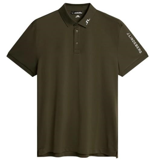 J.Lindeberg Tour Tech męskie polo, forest green