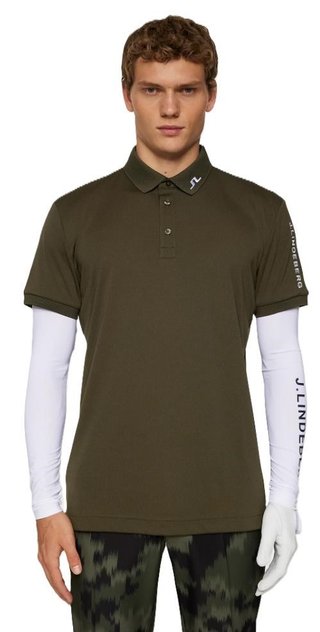 J.Lindeberg Tour Tech męskie polo, forest green
