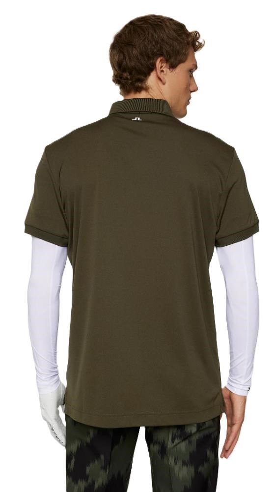 J.Lindeberg Tour Tech męskie polo, forest green