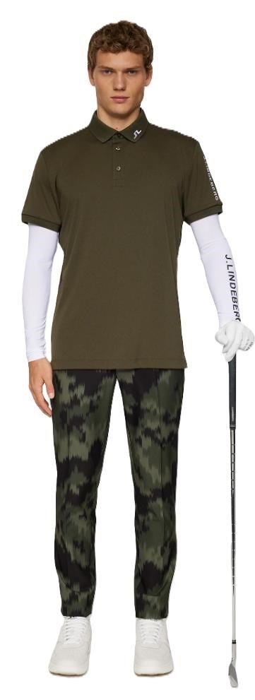 J.Lindeberg Tour Tech męskie polo, forest green