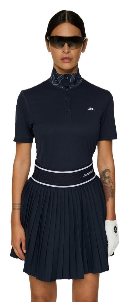 J.Lindeberg Piper damskie polo, granatowe