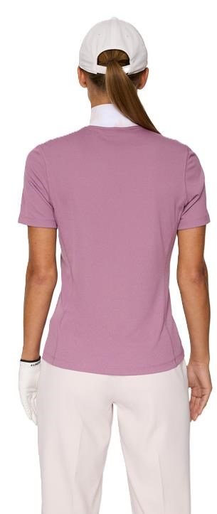 J.Lindeberg Piper damskie polo, very grape