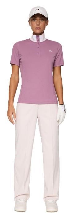 J.Lindeberg Piper damskie polo, very grape