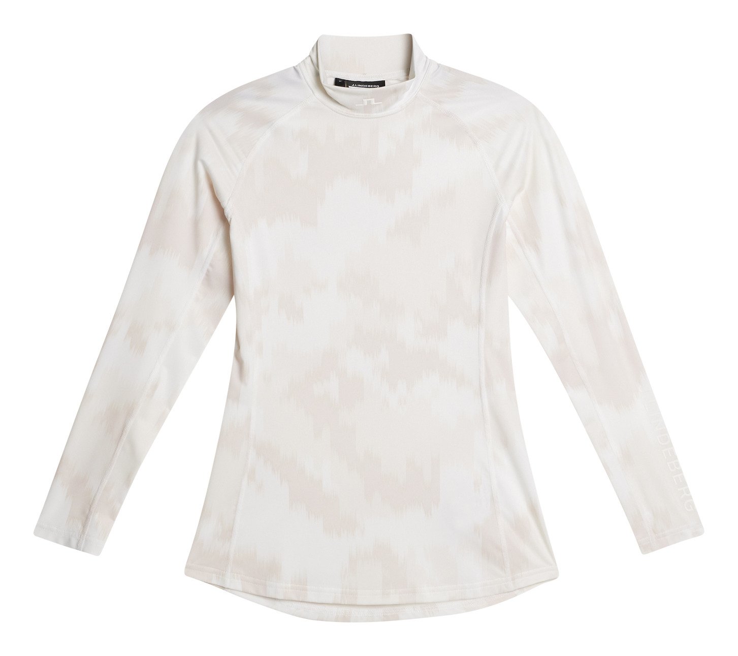 J.Lindeberg Ella Print Compression damska koszulka, warp gray lilac