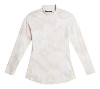 J.Lindeberg Ella Print Compression damska koszulka, warp gray lilac