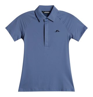 J.Lindeberg Bobi damskie polo, vintage indigo