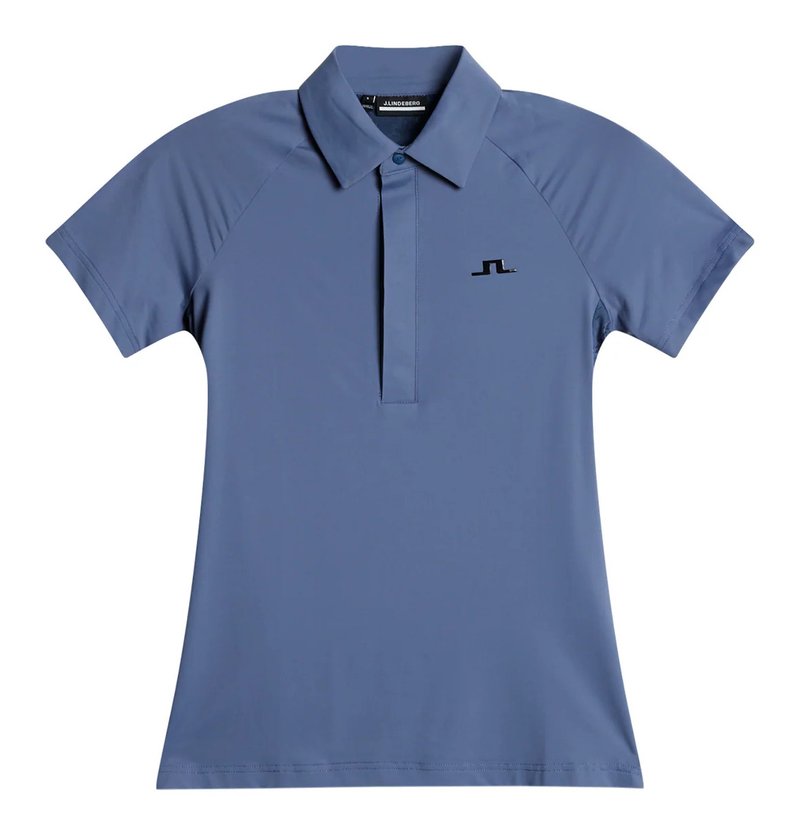 J.Lindeberg Bobi damskie polo, vintage indigo