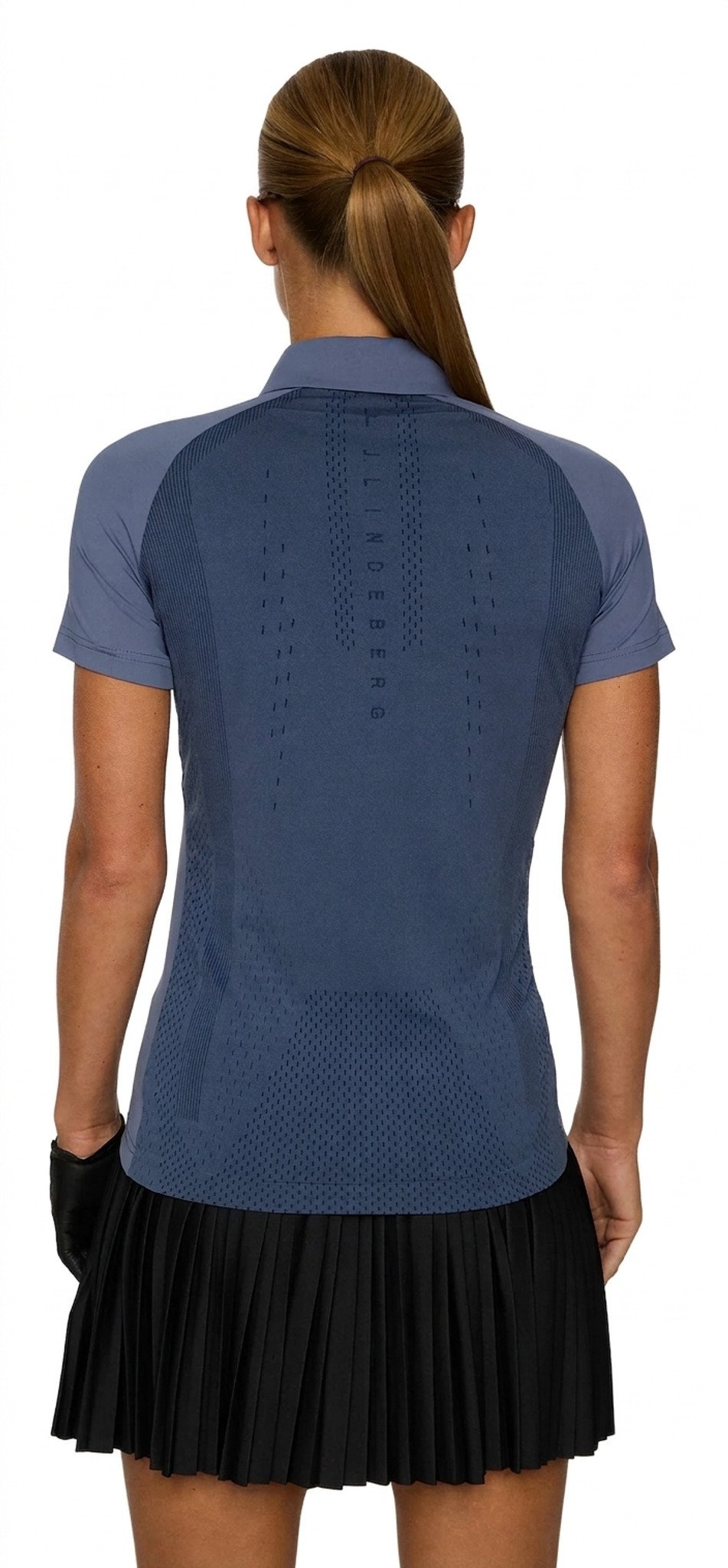 J.Lindeberg Bobi damskie polo, vintage indigo