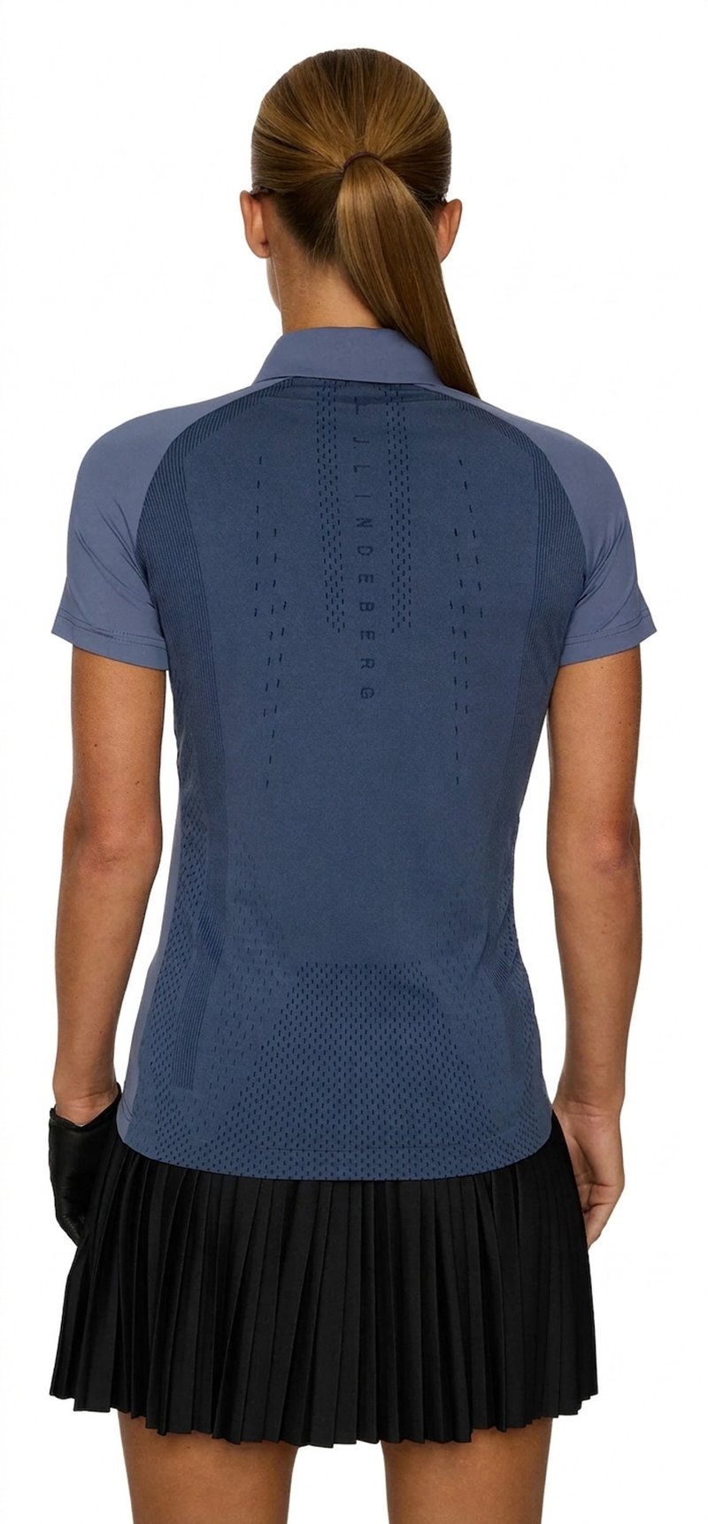 J.Lindeberg Bobi damskie polo, vintage indigo