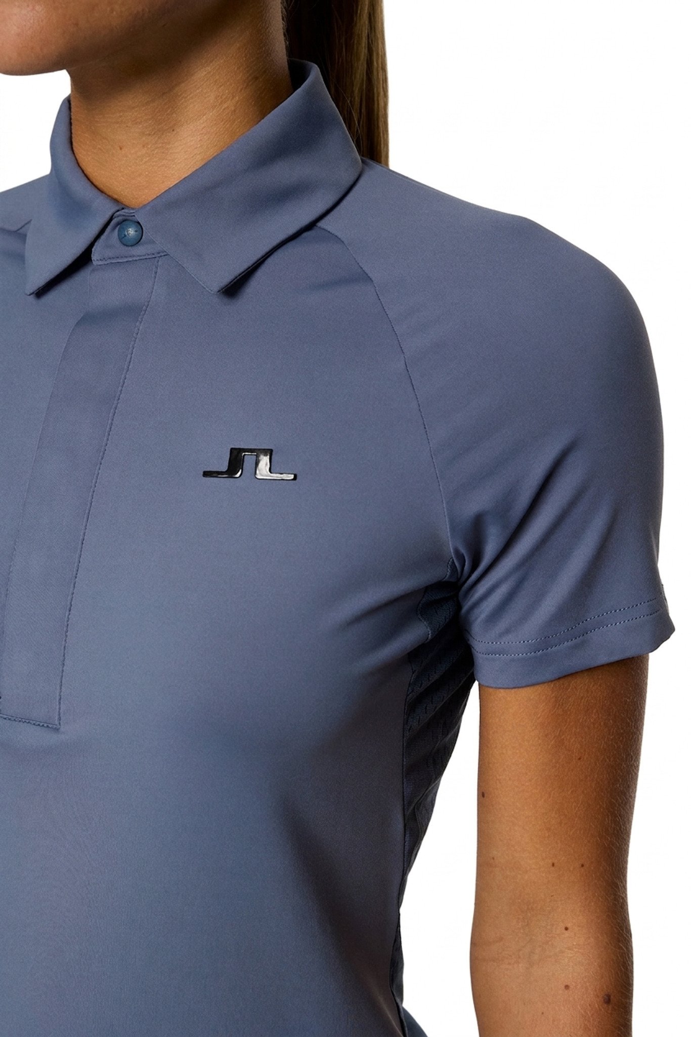J.Lindeberg Bobi damskie polo, vintage indigo