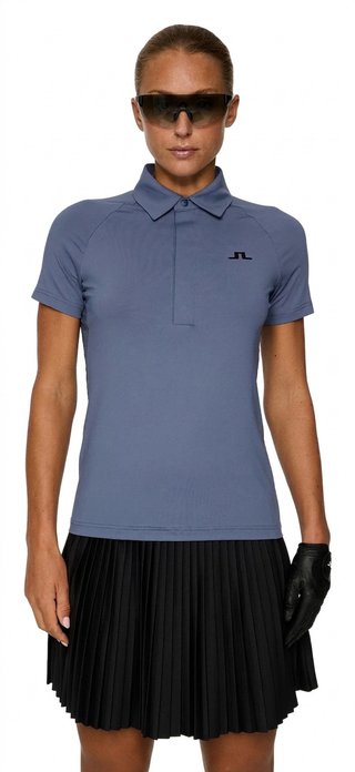 J.Lindeberg Bobi damskie polo, vintage indigo