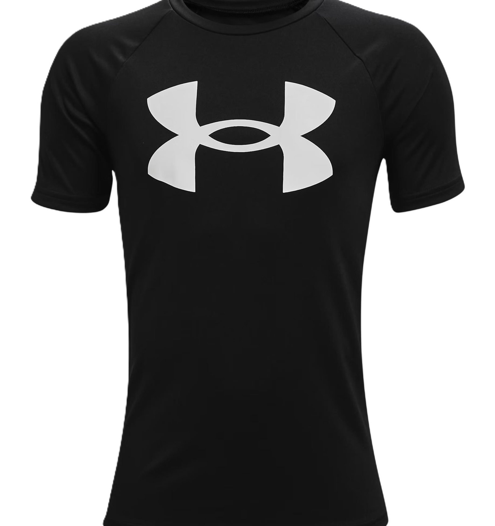 Under Armour Tech Big Logo junior t-shirt, czarny