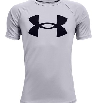 Under Armour Tech Big Logo junior t-shirt, szary
