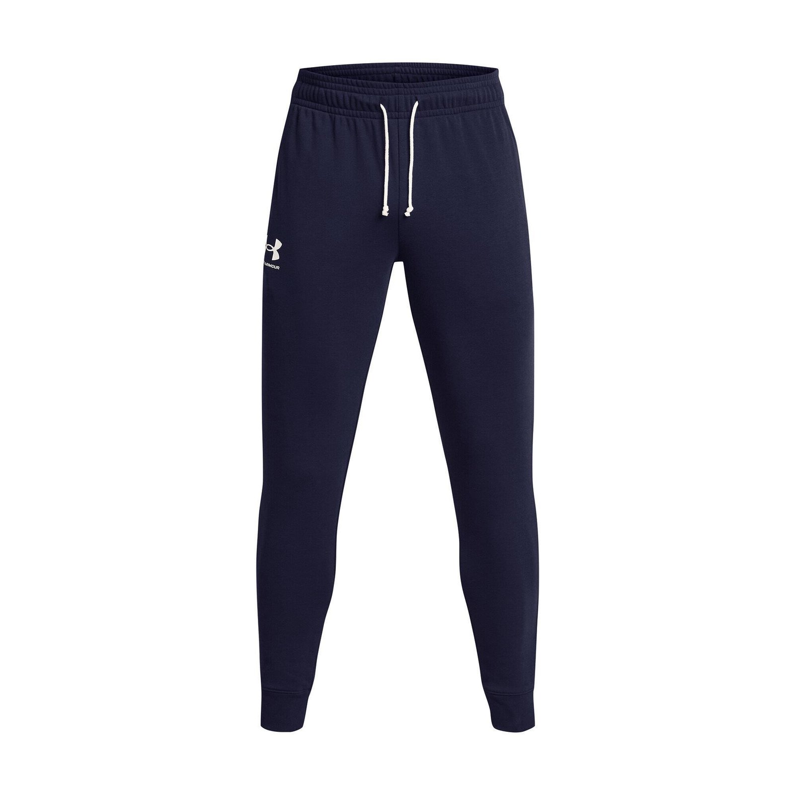 Under Armour Rival Terry męskie spodnie dresowe, granatowe