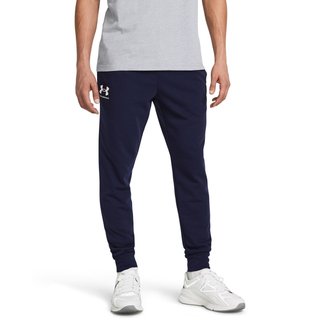 Under Armour Rival Terry męskie spodnie dresowe, granatowe