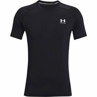 Under Armour HG Fitted SS męski T-shirt, czarne