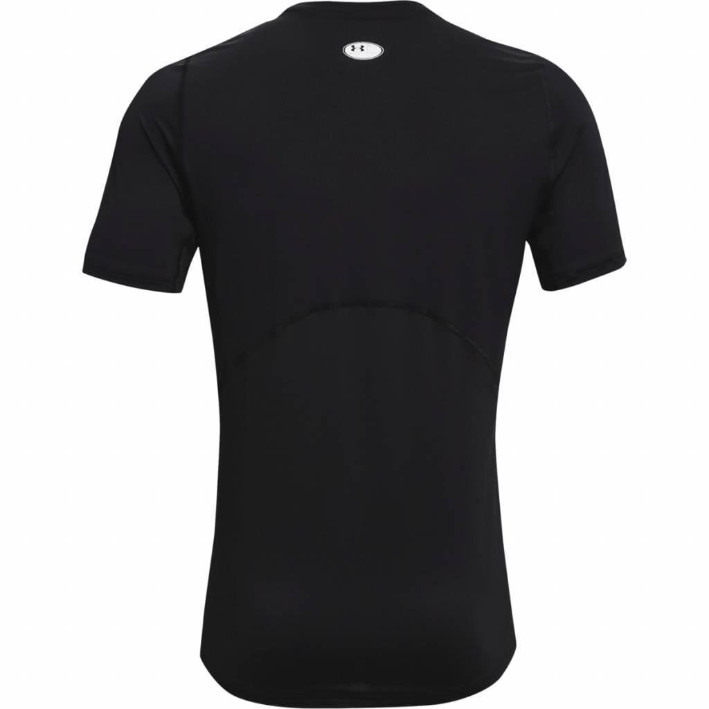 Under Armour HG Fitted SS męski T-shirt, czarne