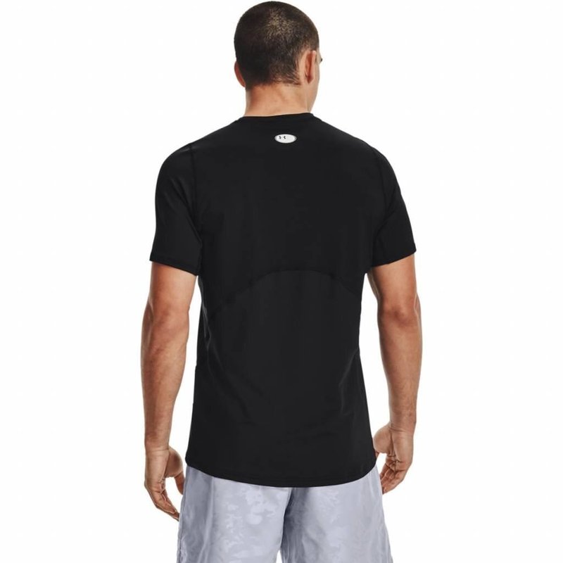 Under Armour HG Fitted SS męski T-shirt, czarne