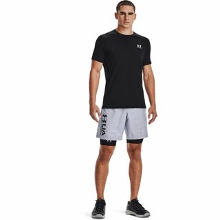 Under Armour HG Fitted SS męski T-shirt, czarne