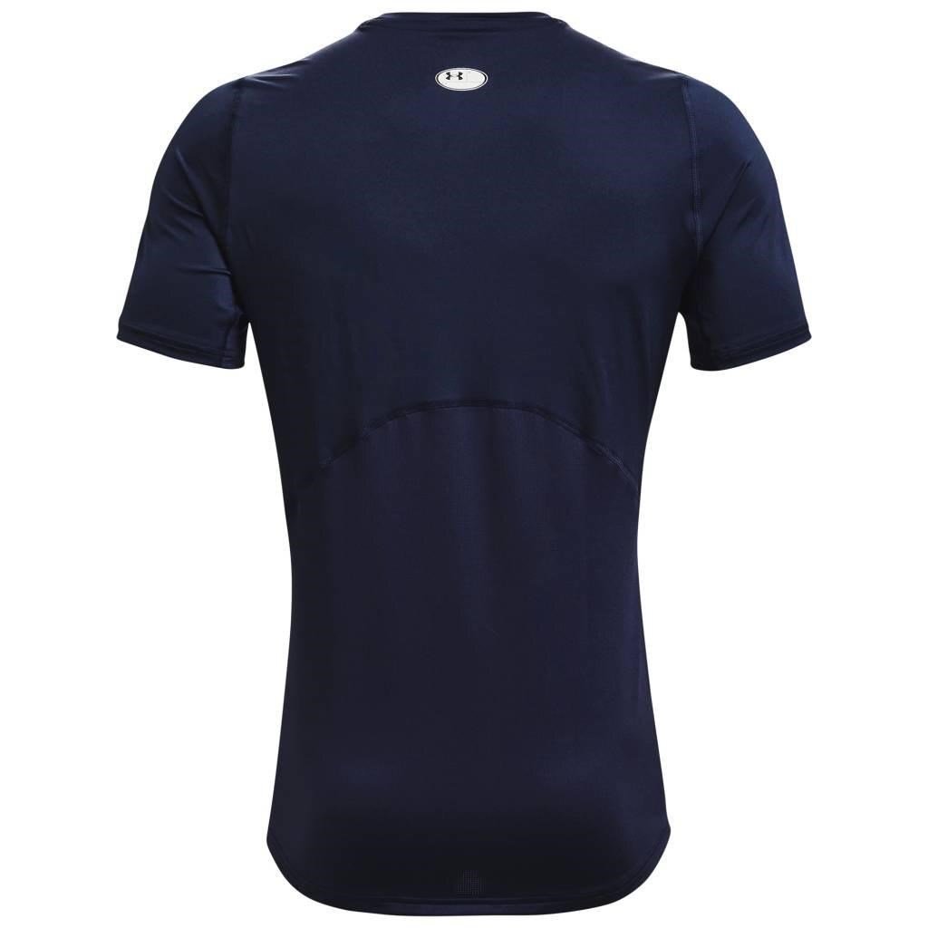 Under Armour HG Fitted SS męski T-shirt, granatowe