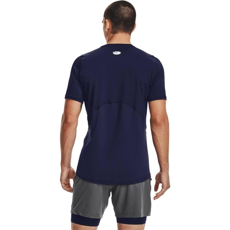 Under Armour HG Fitted SS męski T-shirt, granatowe