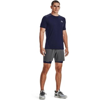 Under Armour HG Fitted SS męski T-shirt, granatowe